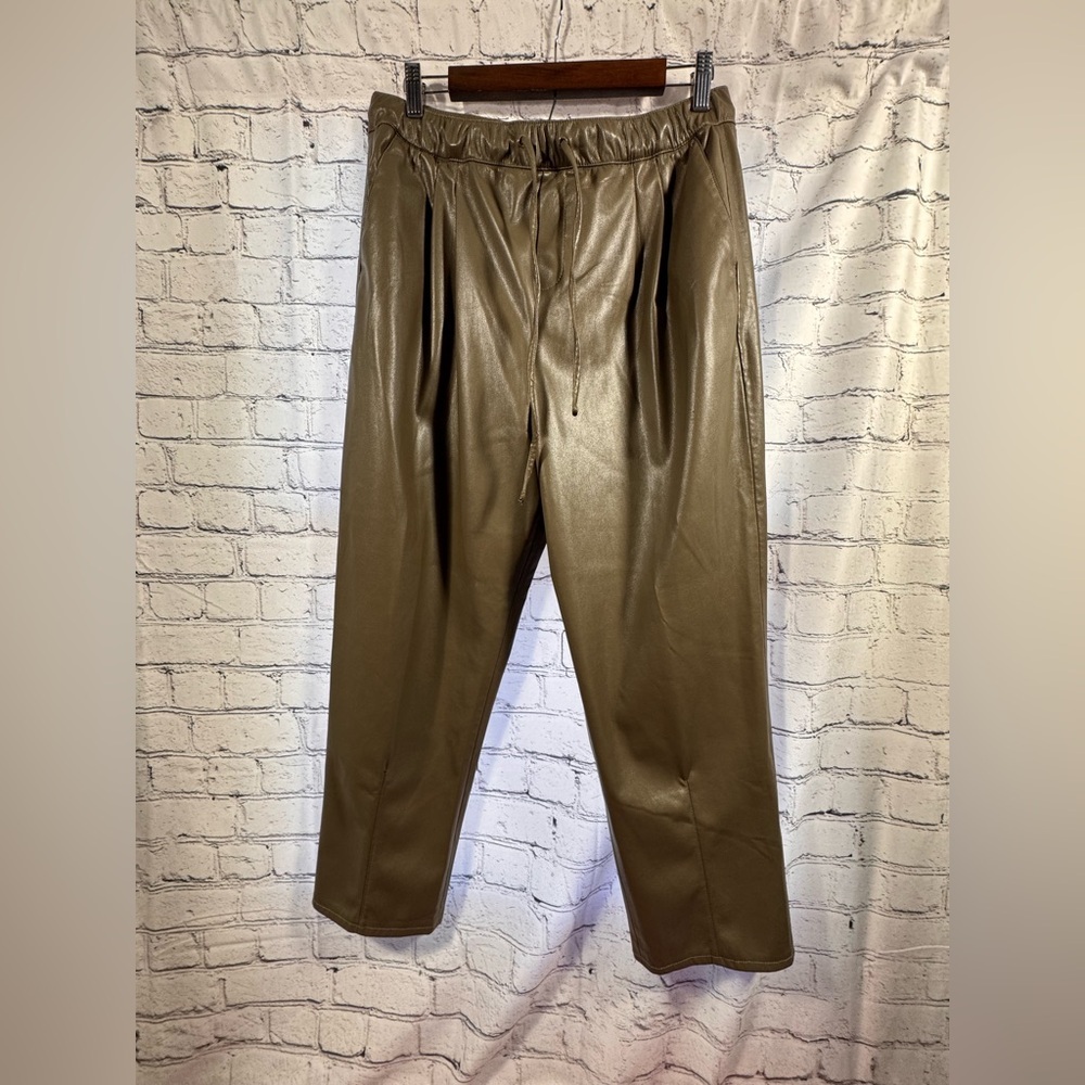 Industry Brown Pleather Pants